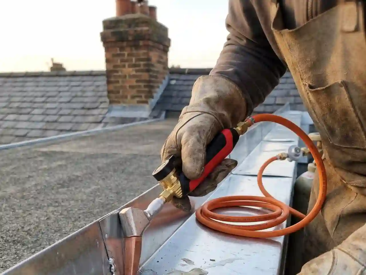 Travaux de soudure zinc sur toitures anciennes en Sologne berrichonne